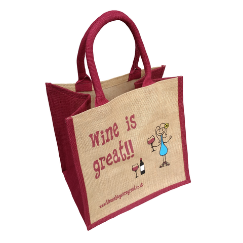 Wine is Great Bag